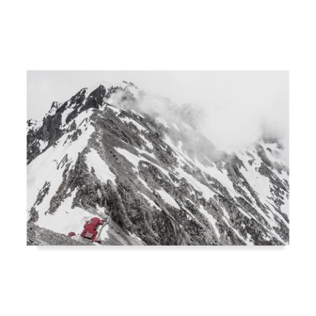 Trademark Fine Art Luca Fontana 'Red Shelter' Canvas Art, 22x32 1X07856-C2232GG